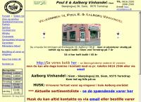 Aalborg Vinhandels webside