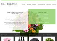Helle for Blomsters webside