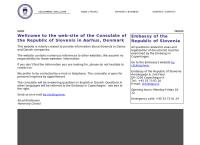 Slovenia Embassys webside