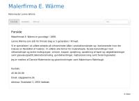 Wärme, Malerfirmaet e.