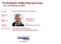 Hansen Karsten Borg Psykolog