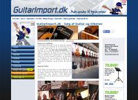 Guitarimporten.dks webside
