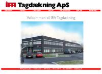 IFA TAGDÆKNING NYKØBING F APS