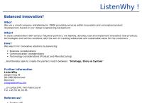 Listenwhy Engineering Apss webside