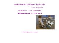 Byens Fodkliniks webside