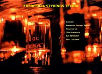 Fredericia Styrings Teknik