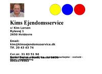 Kims Ejendomsservice