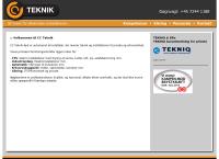 Cc Teknik ApSs webside