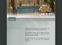 Unick-Byg ApSs webside