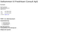 Stig Fredriksen Consult ApS