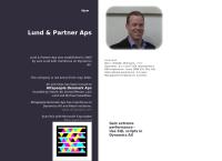 Lund & Partner ApSs webside
