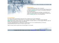 Riddell ApSs webside