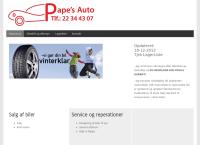Papesautos webside