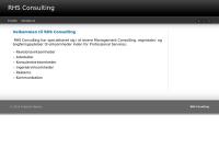Rhs Consulting ApSs webside