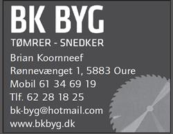 Bk Byg Tømrer & Snedker v/Brian Koornneef