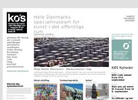 Køs Museum For Kunst I Det Offentlige Rums webside