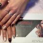 Oploadet af en bruger den 02.03.2016 - Negle København, Black and Silver http://lushnails.dk