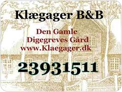 Klægager - Den Gamle Digegreves Gård ved familie Lorenzen