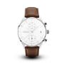 1844 Chronograph, Steel / White