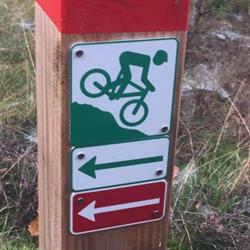 Hundsbæk MTB spor start/slut.
