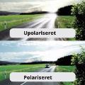 Glidende overgang polariserende glas