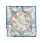 Blue and Pink Carnation silk scarf fra Flora Danica Denmark