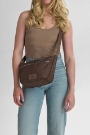 Monombg Crossbody dark brown. Recycled polyester. Markberg