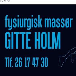 Fysiurgisk Massør Gitte Holm