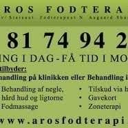 Aros Fodterapi v/ Statsaut. Fodterapeut N. Aagaard Shange