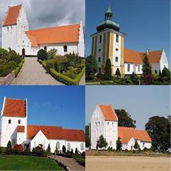 De 4 kirker - Føns, Ørslev, Udby og Husby