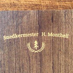 Snedkermester H. Montheli