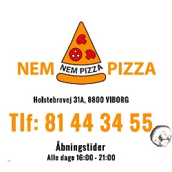 Nem Pizza - Pizzaria i Viborg - Bestil din Take away Mad - Bestilling til levering / afhentning