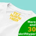 Personligt navnemærke til strækstof