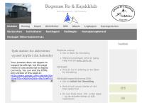 Bogense Ro- og Kajakklubs webside