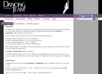 Dancing Teams webside
