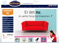 Beckmann Maling & Tapets webside