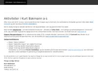 Kurt Bakmann a/S