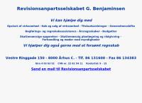 Revisionsanpartsselskabet- G.benjaminsen