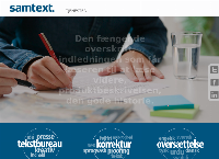 Samtext Denmarks webside