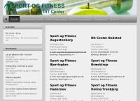 Sport OG Fitness Centers webside