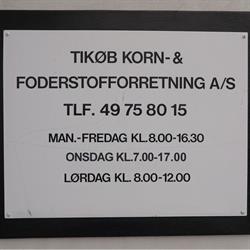Tikøb Korn-&foderstofforr. A/S