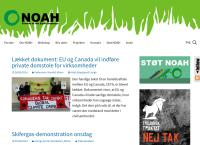 Noah, Miljøbevægelsens webside