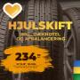 Bestil hjulskift inkl. dækopbevaring og afbalancering online til en god pris. Her tjekker vi altid blandt andet dæktryk og mønsterdybde inden montering.