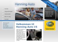 Hanning Autos webside