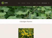 Lunds Planteskole ApSs webside