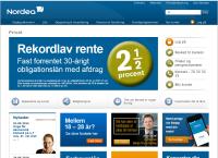 Nordeas webside
