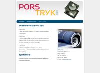 Pors Tryk ApSs webside