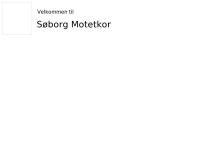Søborg Motetkor (Inge Lise Wilhjelm)